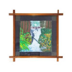 waterfall: oil & acrylic art on canvas