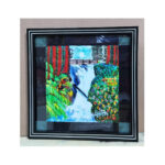 waterfall: oil & acrylic art on canvas