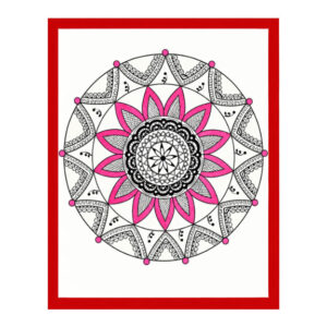 Trailblazer Recruit lotus mandala – print copy without frame