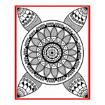 mystic mandala print copy without frame