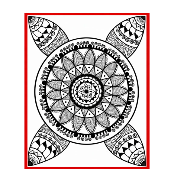 mystic mandala print copy without frame
